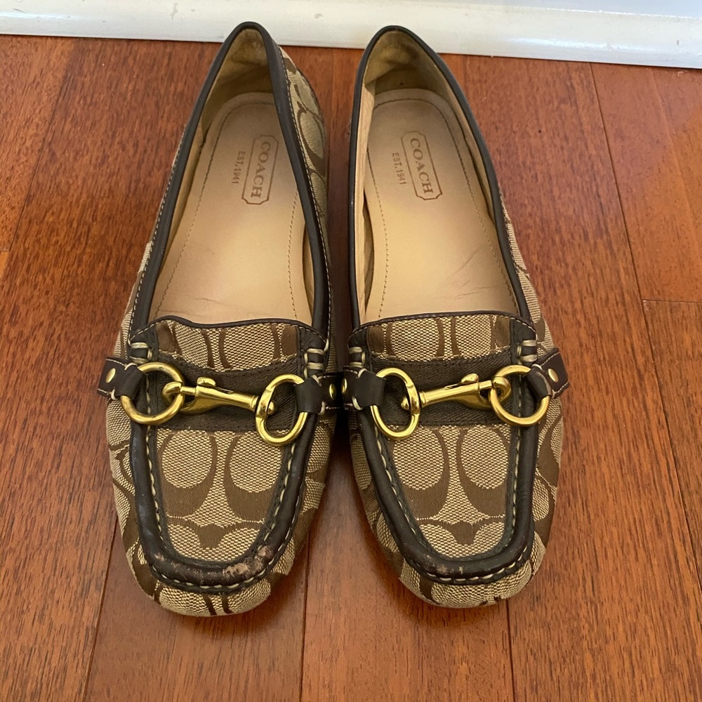 Coach Driving Loafers Size 7 1/2